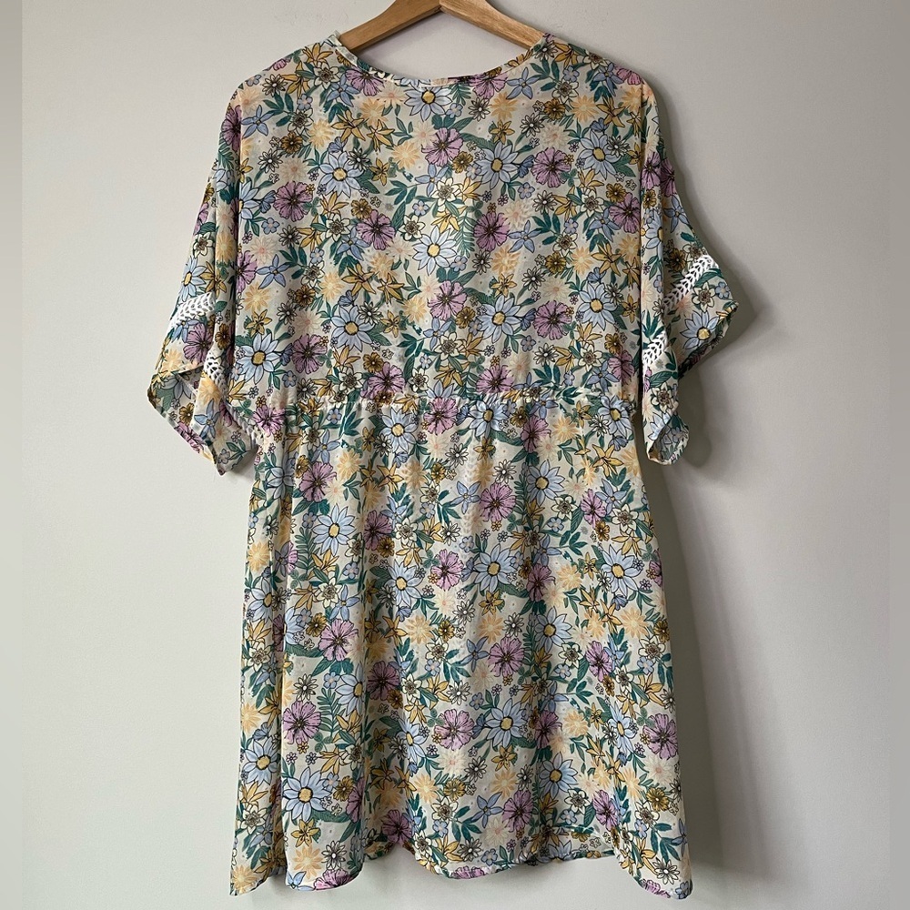NWT Miken Floral Swim Coverup - Picture 4 of 8